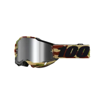 Motocyklové brýle Brýle 100% ACCURI 2 Google Mission Silver mirror