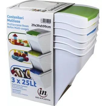 Odpadkový koš RecaPlast SET ODPADKOVÝCH KOŠŮ B (KOŠ na tříděný odpad )