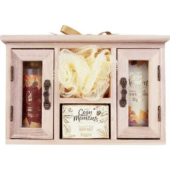 Koupelová pěna SET koupelový COSY MOMENTS v dřevěné skříňce NOVINKA ACCENTRA