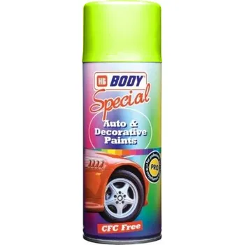 univerzální barva Sprej FLUO 313 zelený 400 ml - BODY
