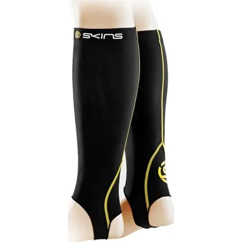 Cyklistické návleky Návléky SKINS Essential Unisex Calftights w Stirrup (pánské aktivní kompresní návleky na lýtka s třmínkem) S