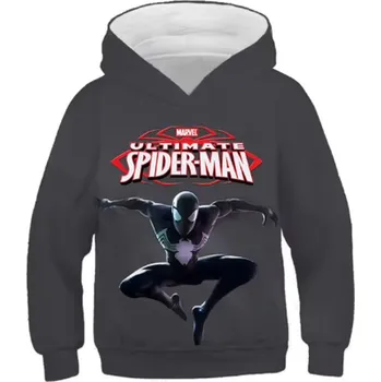 Chlapecký svetr Marvel a DC Stylová mikina s kapucí s postavami z "Avengers" Barva: Spiderman (LM2023WF456), Velikost: 110