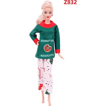 Doplněk pro panenku Vánoční oblečení pro panenky Barbie a Kena Varianta: Z832