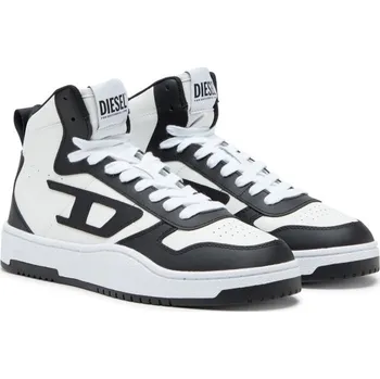 Pánské tenisky TENISKY DIESEL UKIYO S-UKIYO V2 MID SNEAKERS BLACK/WHITE