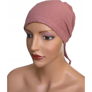 Podprsenka Eva Design turban bavlna růžový velikost univerzální