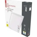 EMOS ZM5173 LED stropnice RIVI | 40W integrovaný LED zdroj | 3800lm + sada - Trio LED žárovka 2x10W | E27 | 3000K | 806lm