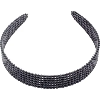 Čelenka Černá čelenka s imitací perliček