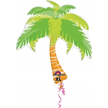 Balónek Fóliový balónek Palma Havaj Narozeninová párty 74x83 cm