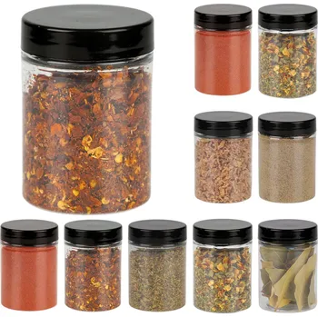 Sklenice Plastové sklenice , nádoby 10 kusů 100 ml, sada koření 0,1 l