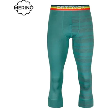 Pánské termo spodní prádlo Spodky ¾ ORTOVOX 185 Rock'n'wool Short Pants arctic grey L 2025 - Odesíláme do 24 hodin