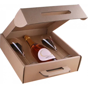 Obelisk Set pro zamilované SEKT+ 2 skleničky