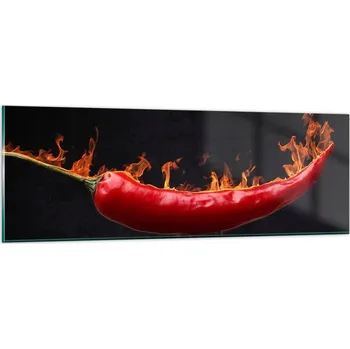 Obraz Obraz na skle do obýváku ložnice 90x30 abstrakce obrazy na zeď sklo