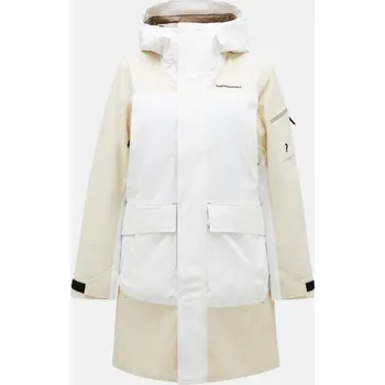 Dámský kabát KABÁT PEAK PERFORMANCE W 2L STRETCH PARKA SAND FOG