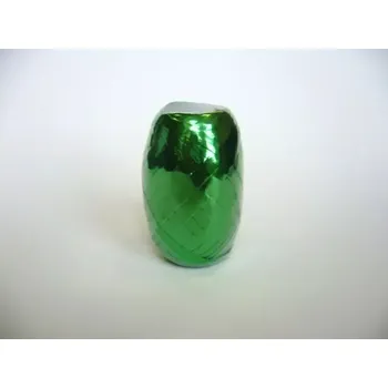 Stuha Vázací stuha 5mm x 20m metalická zelená
