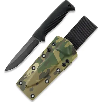lovecký nůž PELTONEN M07 Ragner Nůž Černý, Kydex multicam FJP153
