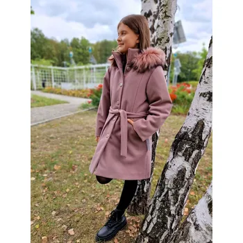 Dívčí kabát Dívčí kabát Bronia růžový Tylkomet