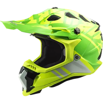 Helma na motorku Přilba LS2 MX700 SUBVERTER GAMMAX GL.H-V YELLOW GREEN Varianta: M