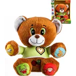 PLYŠ Medvěd Vojtík 30cm vypráví pohádky v češtině Zvuk *PLYŠOVÉ HRAČKY*