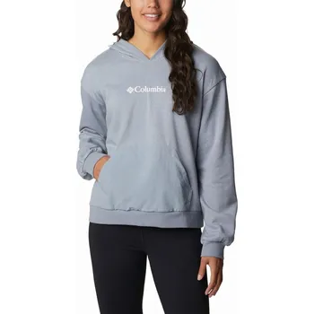 Dámská mikina Columbia Logo™ III French Terry Hoodie W 2032871060 - light grey heather white logo M