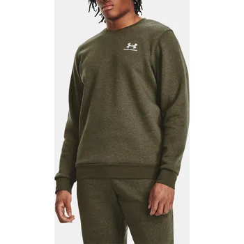 Pánská mikina Under Armour Essential Fleece Crew - zelená XXL sportovní mikina