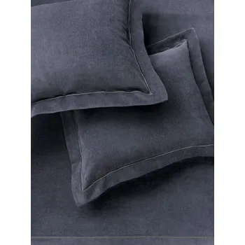 Přehoz na lůžko Přehoz na postel THRENTON bavlna 220 cm x 240 cm šedý