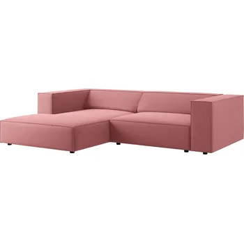 Pohovka Cosmopolitan Design Sametová rohová pohovka Arendal 224 cm, levá