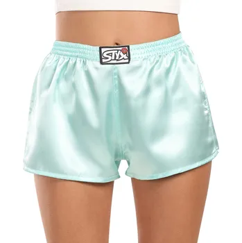 Dámské trenýrky Dámské trenky Styx klasická guma saténové světle zelené (L1162) XL Možnost vrácení zboží ZDARMA do 120 dnů!