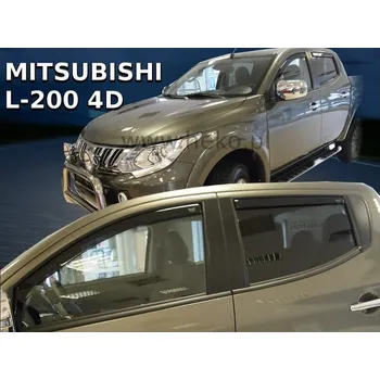 Plexi ofuk oken Ofuky oken - Mitsubishi L 200 Double Cab 4D r.v. 2015->(+zadní)