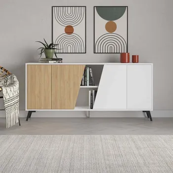 Komoda Casarredo Komoda FARNESE 180 Odstín: bílý / dub