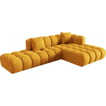 Pohovka Windsor & Co Sametová rohová pohovka Halley 309 cm, pravá