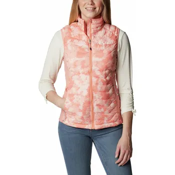 Dámská vesta Columbia Powder Pass™ Vest W 1832222879 - coral reef typhoon blooms/coral reef XS