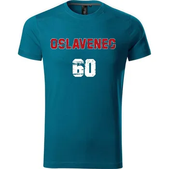 Pánské tričko DOBRÝ TRIKO Pánské tričko Oslavenec 60 Velikost: XL, Barva: Petrolejová