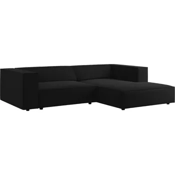 Pohovka Cosmopolitan Design Sametová rohová pohovka Arendal 224 cm, pravá