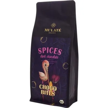 Cukrovinka Mulaté Bio Kousky hořké čokolády s kořením 400 g