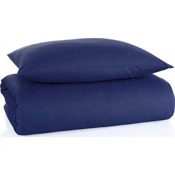 Povlečení BedTex • Bavlněné jednobarevné ložní povlečení BedTex Exclusive Collection - modré - 100% bavlna - 70 x 90 cm + 140 x 200 cm