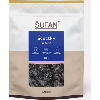 Sušené ovoce Šufan SUŠENÉ ŠVESTKY 200G