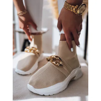 Dámské tenisky Dámské boty ELISA ZY0280 Barva: Béžová, Velikost: 41