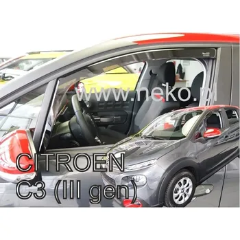 Plexi ofuk oken Ofuky oken - Citroen C3 5D r.v. 2017->, přední