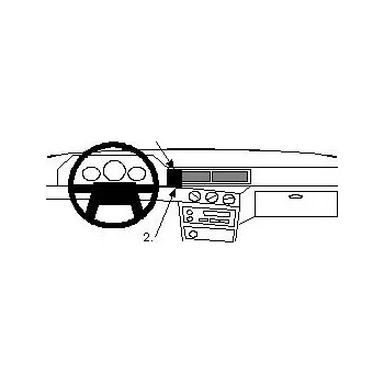 Brodit ProClip montážní konzole na palubní desku pro Volvo 940 91-98, 852111