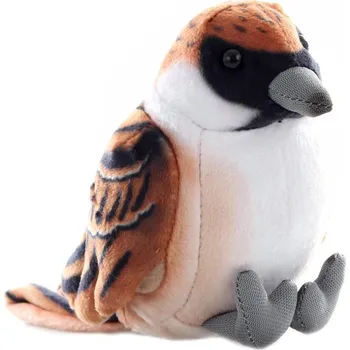 plyšák PLYŠ Pták Vrabec 18cm ECO *PLYŠOVÉ HRAČKY*