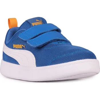 Dětská sportovní obuv Puma Courtflex v2 Mesh V Inf J 37175914 - victoria blue/puma white/zinnia 27