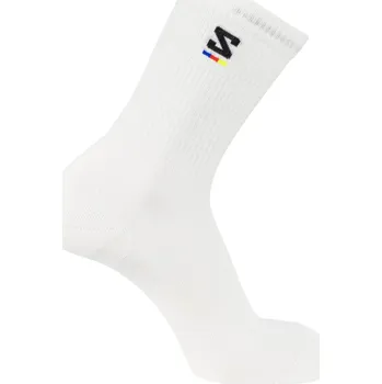 Dámské ponožky Salomon Sunday Smart Crew LC2163400 - snow black 45-47