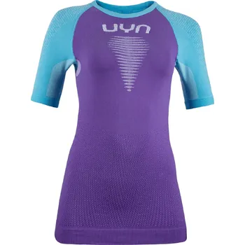 UYN Marathon OW Shirt SH SL W O101950V148 - deep lavander/river blue/white L/XL