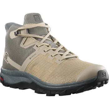 Dámská treková obuv Salomon OUTline PRISM MID GTX W - hnědá/šedá 42