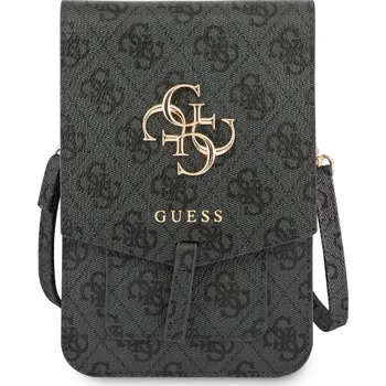Guess PU 4G Metal Logo taška přes rameno na telefon Barva: Černá