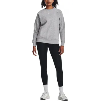 Dámská mikina Under Armour Rival Fleece Crew W - šedá S sportovní mikina