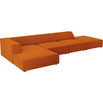 Pohovka Cosmopolitan Design Sametová rohová pohovka Arendal 341 cm, levá