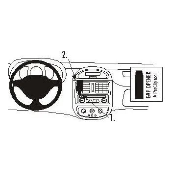 Brodit ProClip montážní konzole na palubní desku pro Renault Clio I 99-01, 852695