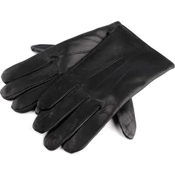 Rukavice Pánské kožené rukavice, barva 2 (vel. XXL) černá