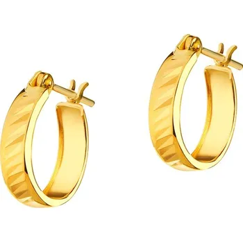 Náušnice Zlaté náušnice - kruhy, 13 mm - AP533-9220